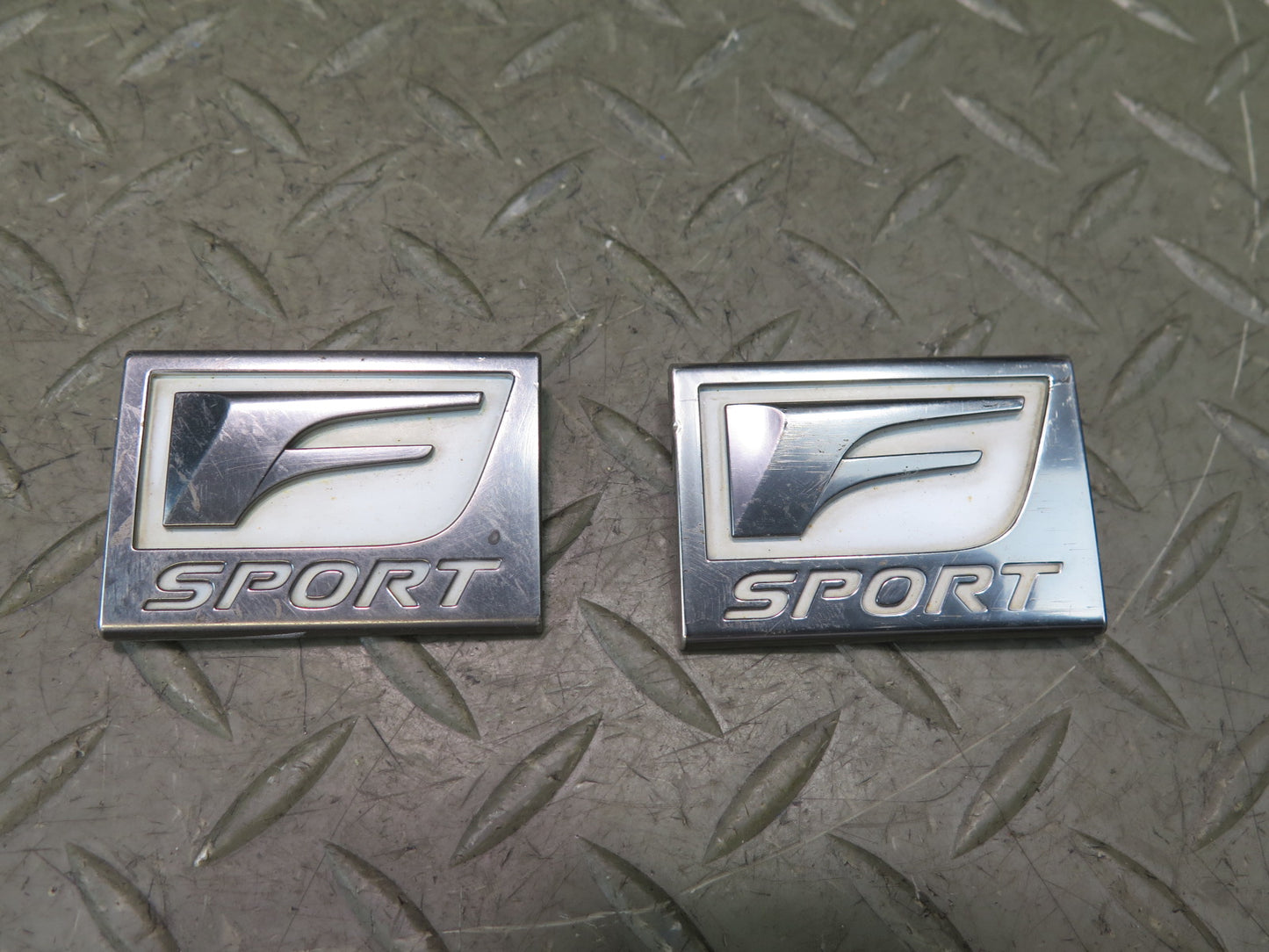 15-25 Lexus GSC16L RC350 RC300 F-sport Emblem Front Fender Badge Logo Set OEM