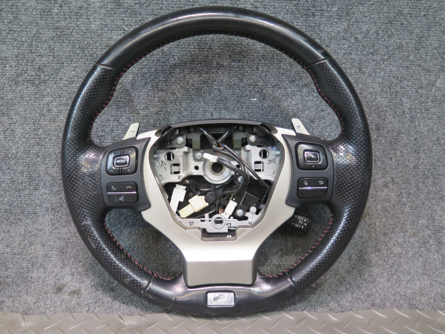 15-17 Lexus GSC16L RC350 RC300 F-sport Heated Leather Steering w Paddles OEM