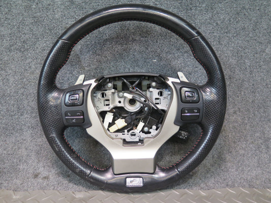 15-17 Lexus GSC16L RC350 RC300 F-sport Heated Leather Steering w Paddles OEM