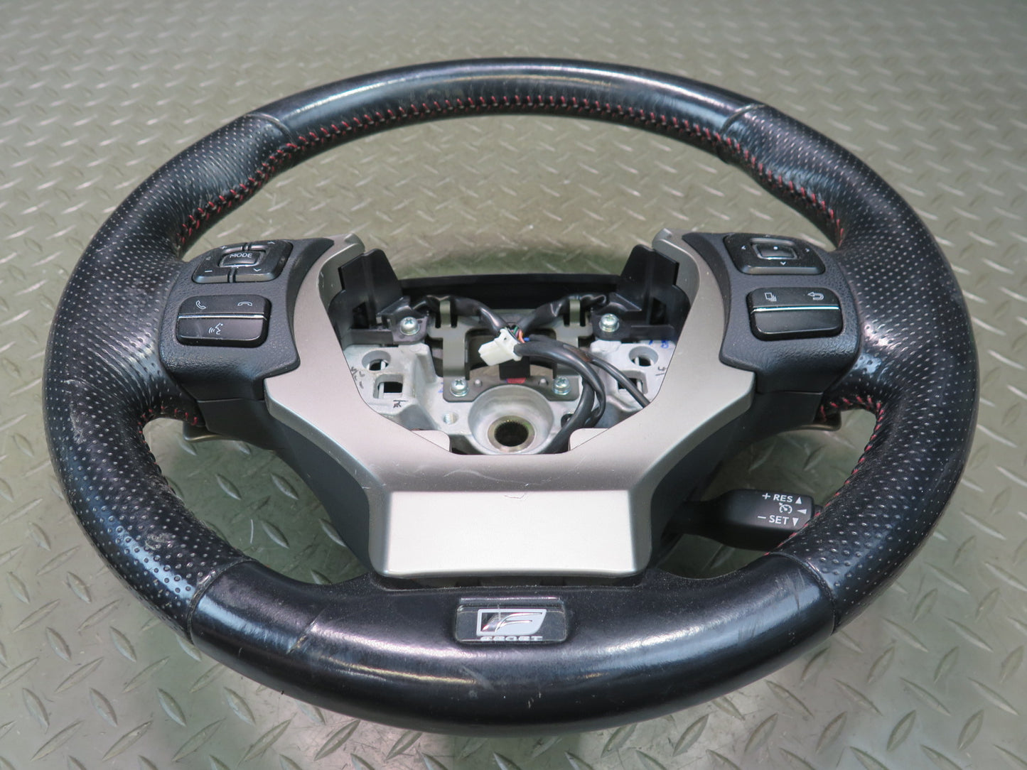 15-17 Lexus GSC16L RC350 RC300 F-sport Heated Leather Steering w Paddles OEM