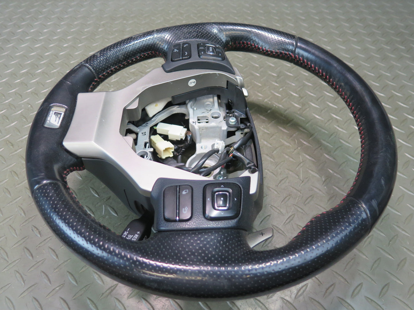 15-17 Lexus GSC16L RC350 RC300 F-sport Heated Leather Steering w Paddles OEM