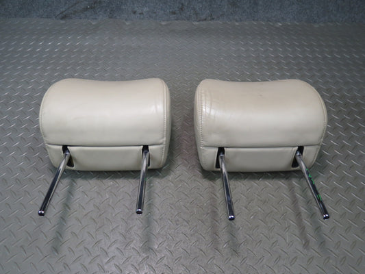 2003-2009 Lexus UZJ120L GX470 Front Left & Right Seat Leather Headrest Set