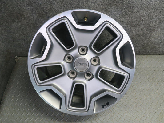 13-18 Jeep Wrangler JK Factory R17" Wheel Rim 17x7.5 ET44.45 Silver OEM