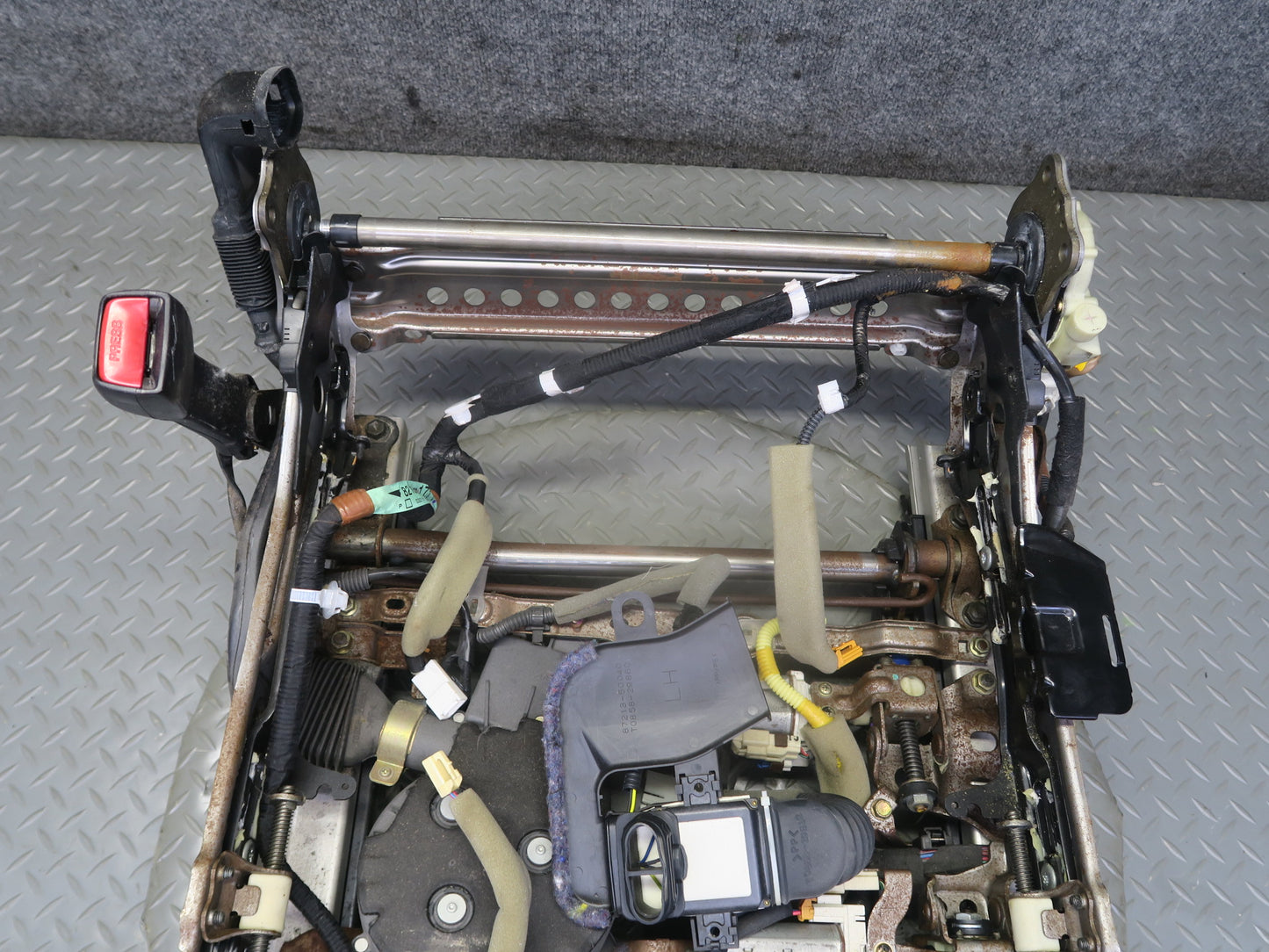 01-03 Lexus UCF30L LS430 Front Left Driver Seat Track Rail Frame OEM