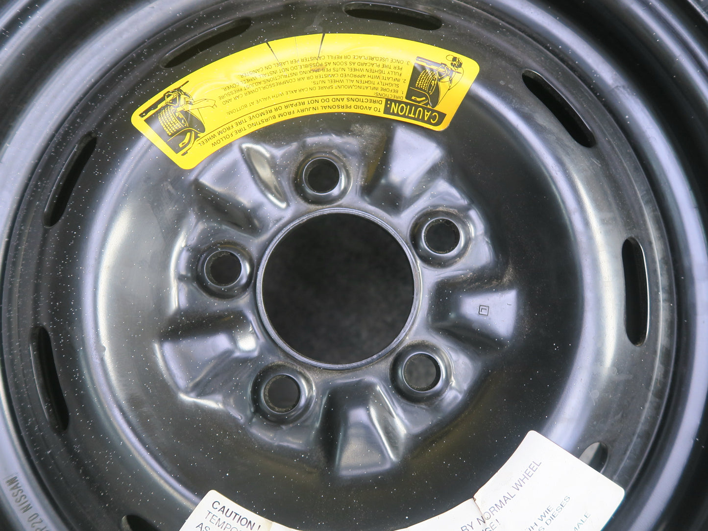 84-89 Nissan Z31 300ZX Spare R15" Tire Wheel 15x5J 155/90 40300-05P20 OEM