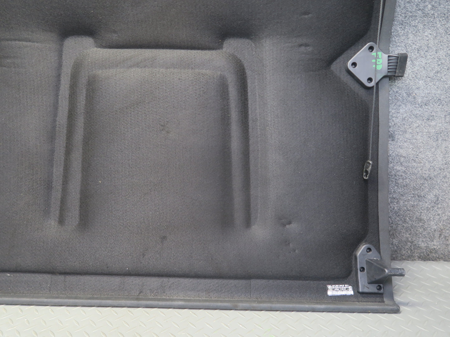17-23 Porsche Panamera 971 Rear Trunk Luggage Compartment Shelf Cover 971867360B