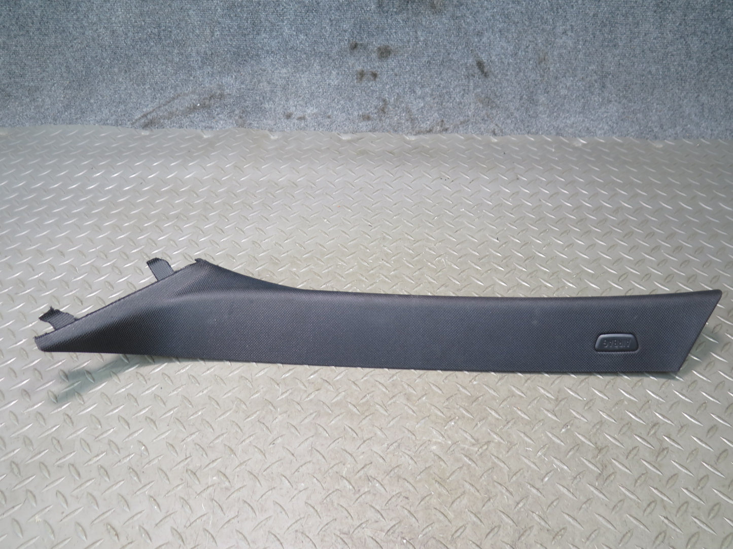 11-16 BMW F10 550i Set of 2 Front Interior A Pillar Trim Cover Panel Black OEM