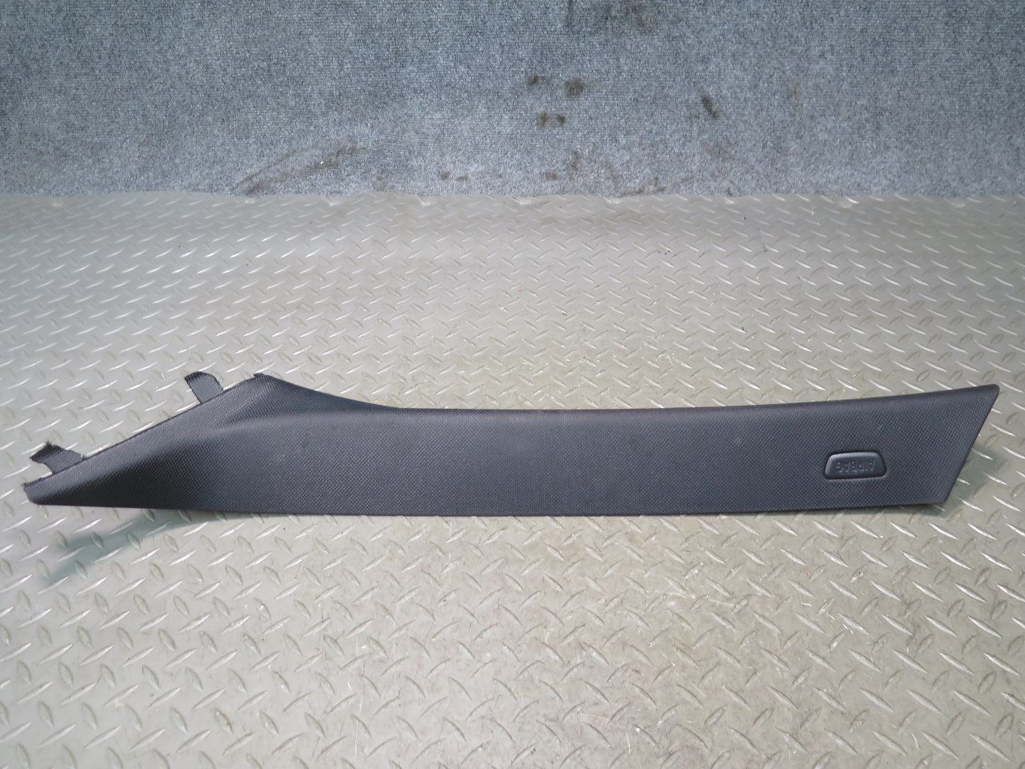 11-16 BMW F10 550i Set of 2 Front Interior A Pillar Trim Cover Panel Black OEM