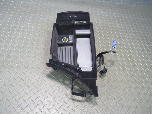 11-16 BMW F10 550iX Center Console Compartment Storage w USB & AUX 9206729 OEM