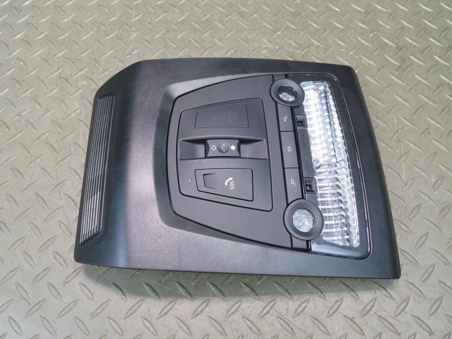11-16 BMW F10 550iX Front Overhead Dome Light Lamp w Sunroof Switch Black OEM