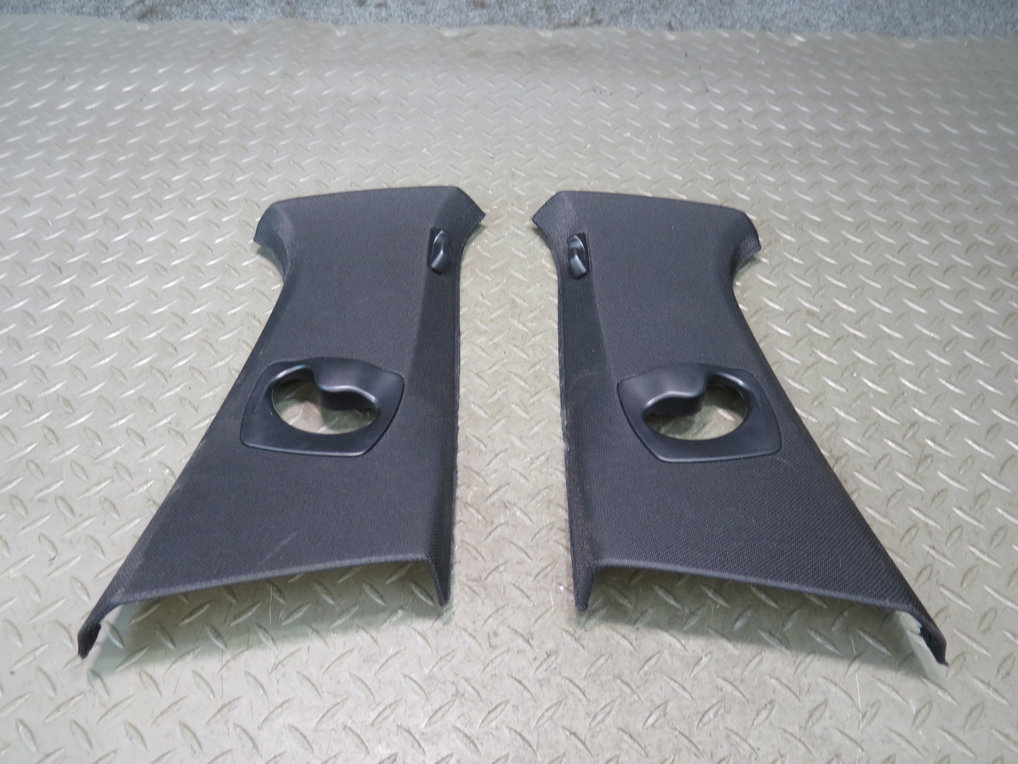 11-16 BMW F10 550iX Set of 2 Interior B Pillar Upper Trim Panel Cover OEM