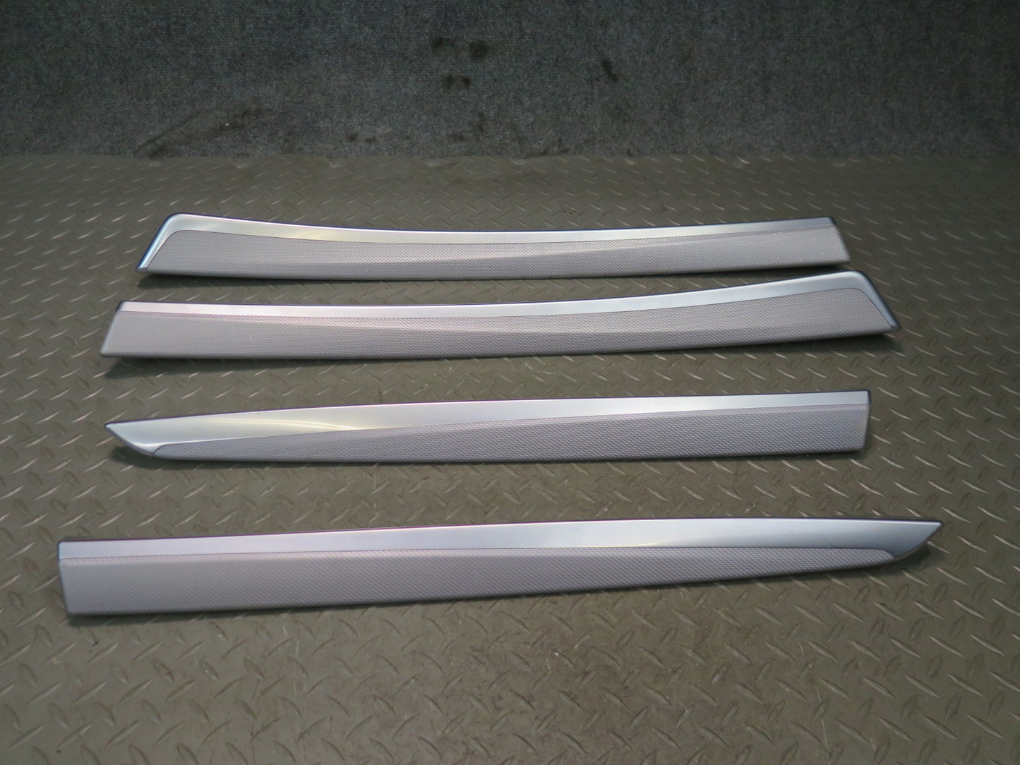 11-13 BMW F10 550iX Set of 4 Front & Rear Door Interior Trim Bezel Panel OEM