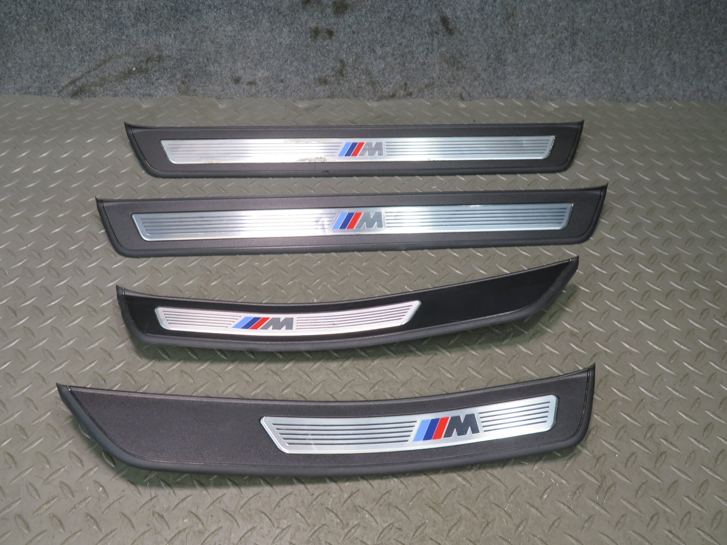 11-16 BMW F10 550i Set of 4 Front & Rear Door Scuff Sill Plate Trim Cover OEM