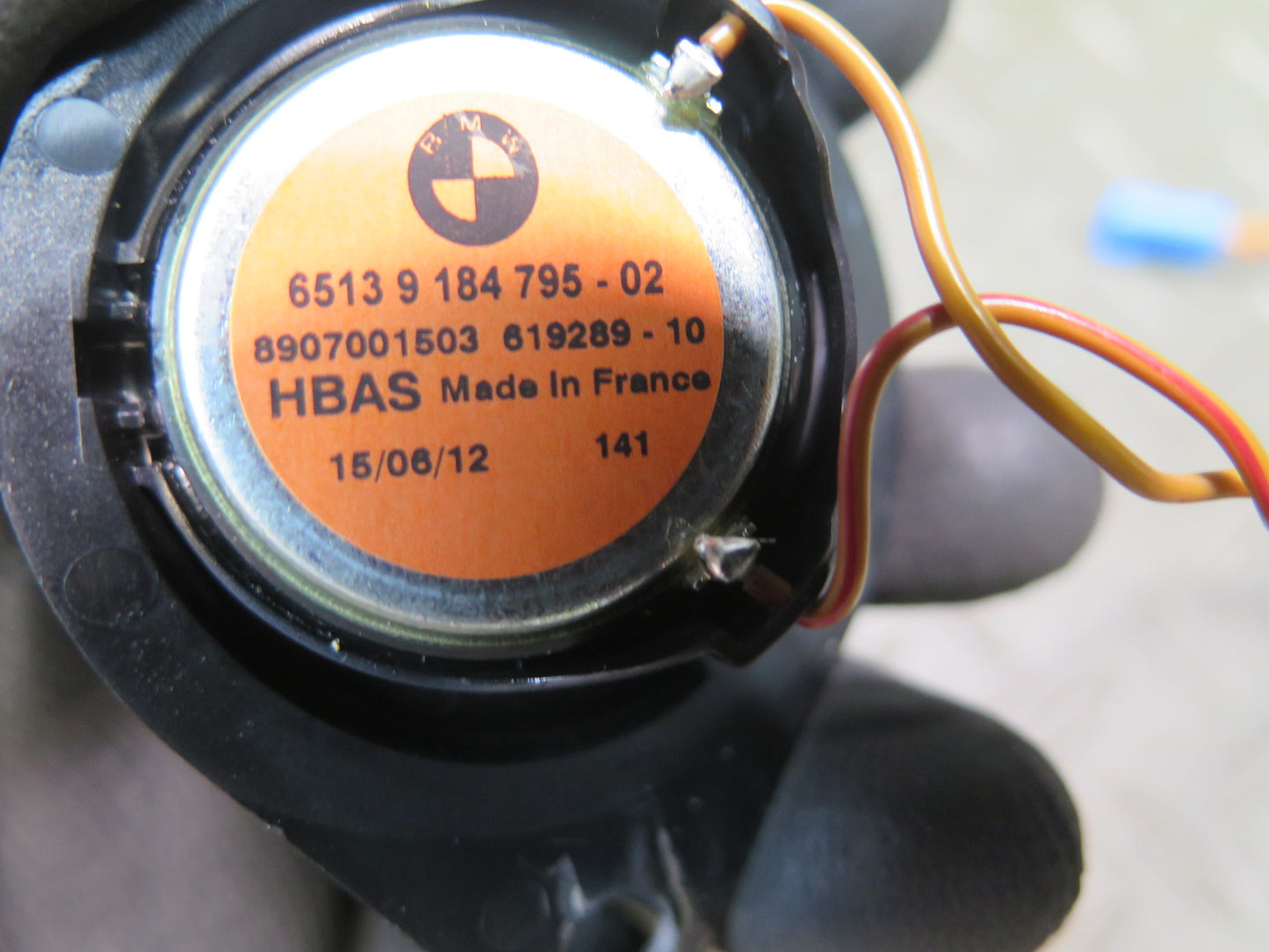 11-16 BMW F10 550iX Set of 2 Rear Left & Right TOP Hi-fi Tweeter Speaker OEM
