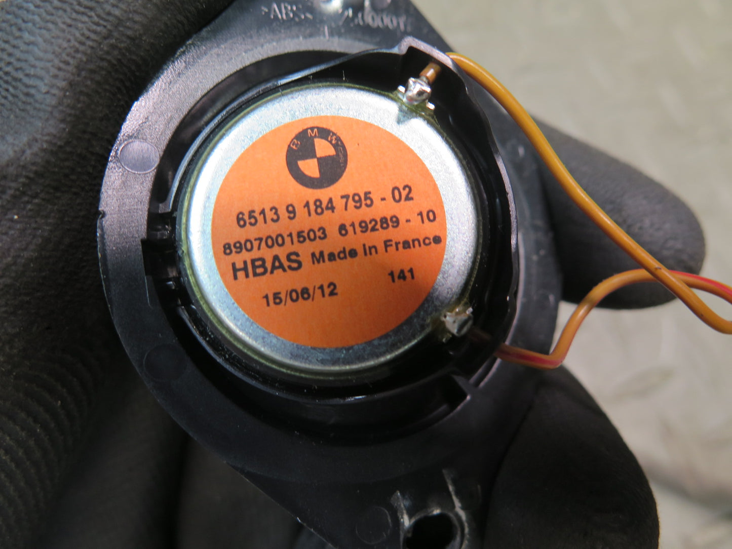 11-16 BMW F10 550iX Set of 2 Rear Left & Right TOP Hi-fi Tweeter Speaker OEM