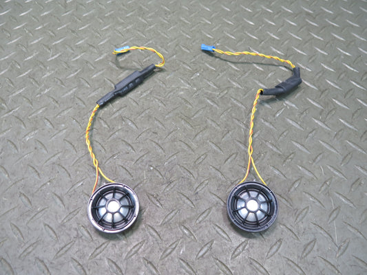 11-16 BMW F10 550iX Set of 2 Front Door Tweeter Speaker 9184794 OEM
