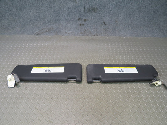 11-16 BMW F10 550iX Set of 2 Front Left & Right Sun Visor Black OEM