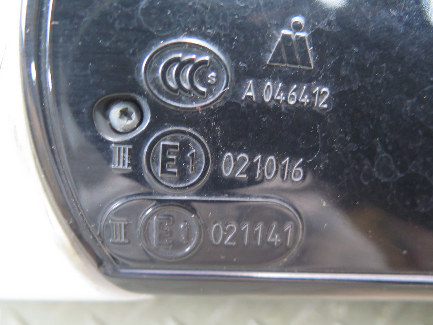 11-13 BMW F10 550i Left Door Exterior Side View Heated Memory Mirror White OEM