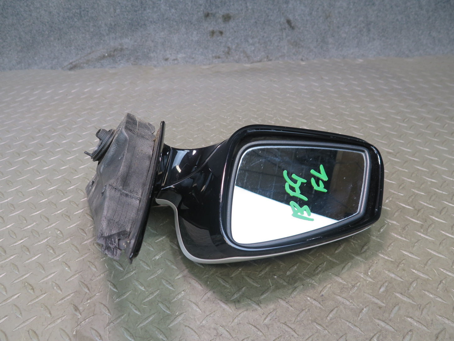 11-13 BMW F10 550i Left Door Exterior Side View Heated Memory Mirror White OEM