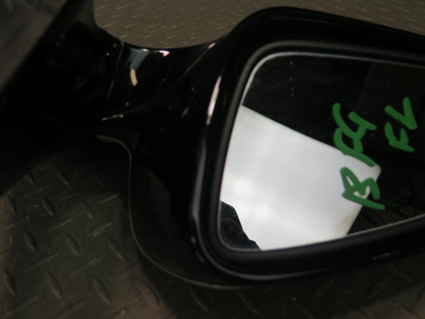 11-13 BMW F10 550i Left Door Exterior Side View Heated Memory Mirror White OEM