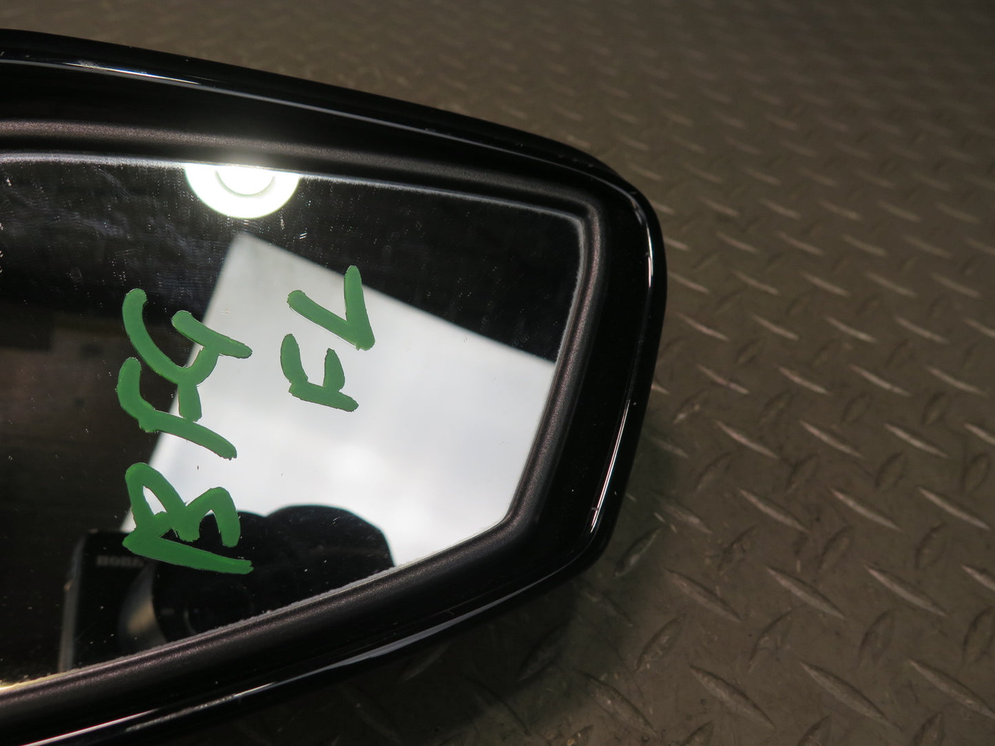 11-13 BMW F10 550i Left Door Exterior Side View Heated Memory Mirror White OEM