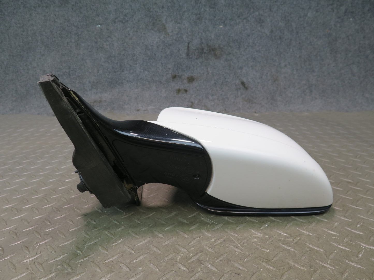 11-13 BMW F10 550i Left Door Exterior Side View Heated Memory Mirror White OEM