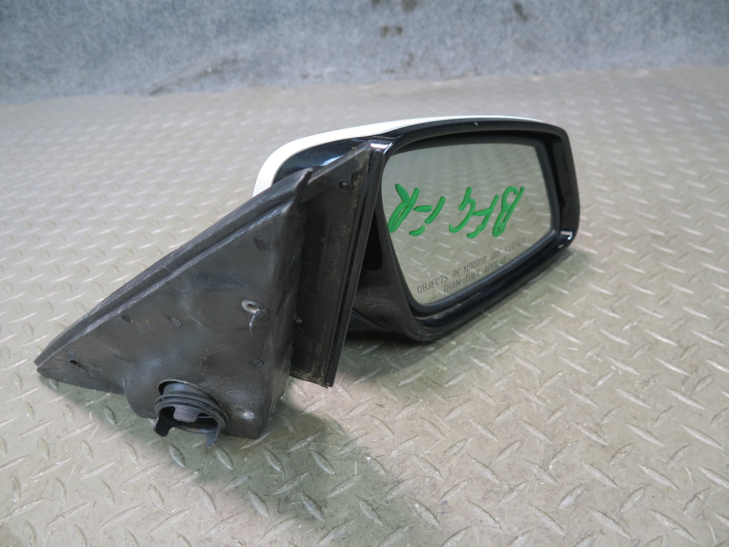 11-13 BMW F10 550i Right Door Exterior Side View Heated Memory Mirror Silver OEM