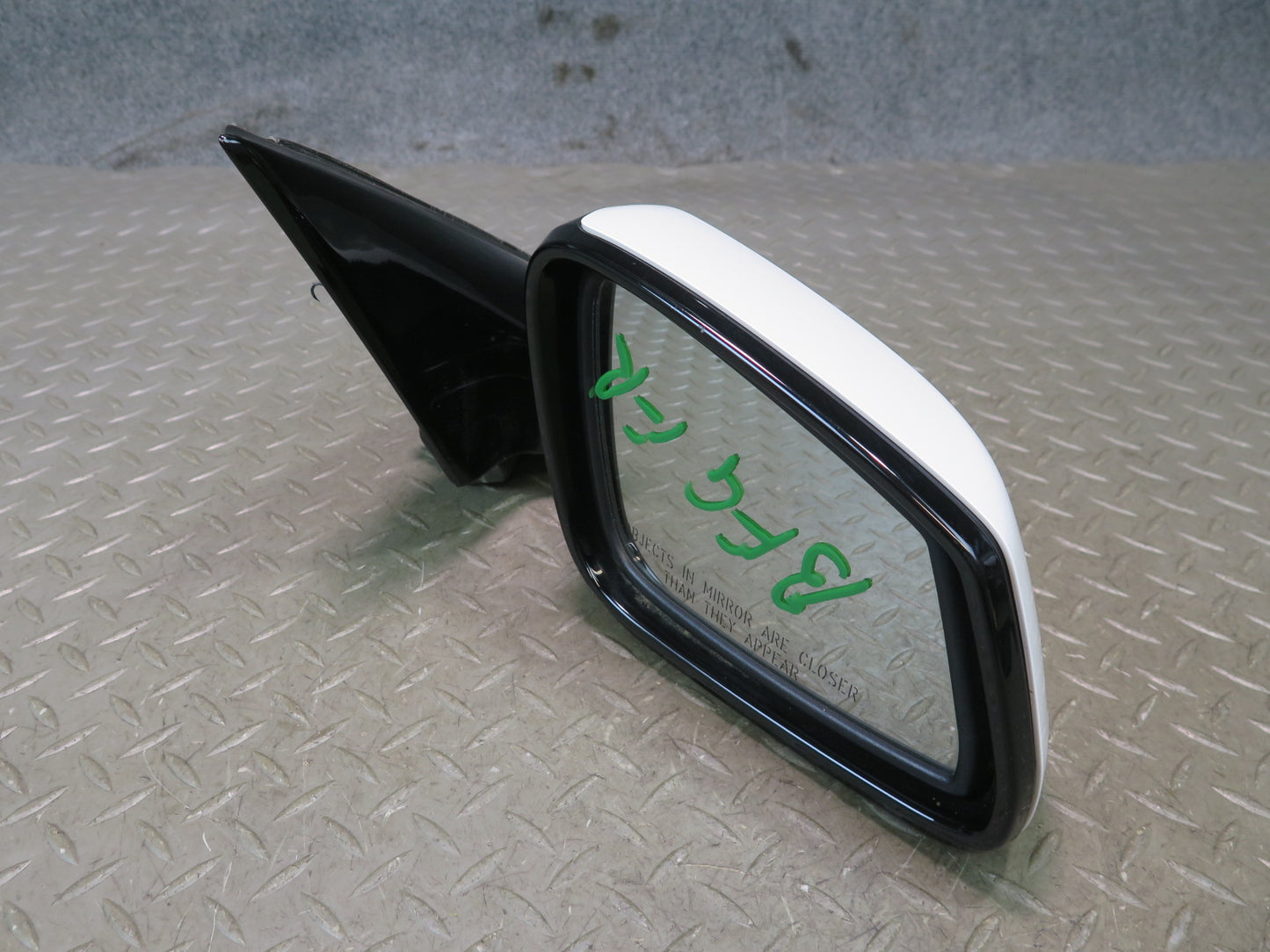 11-13 BMW F10 550i Right Door Exterior Side View Heated Memory Mirror Silver OEM