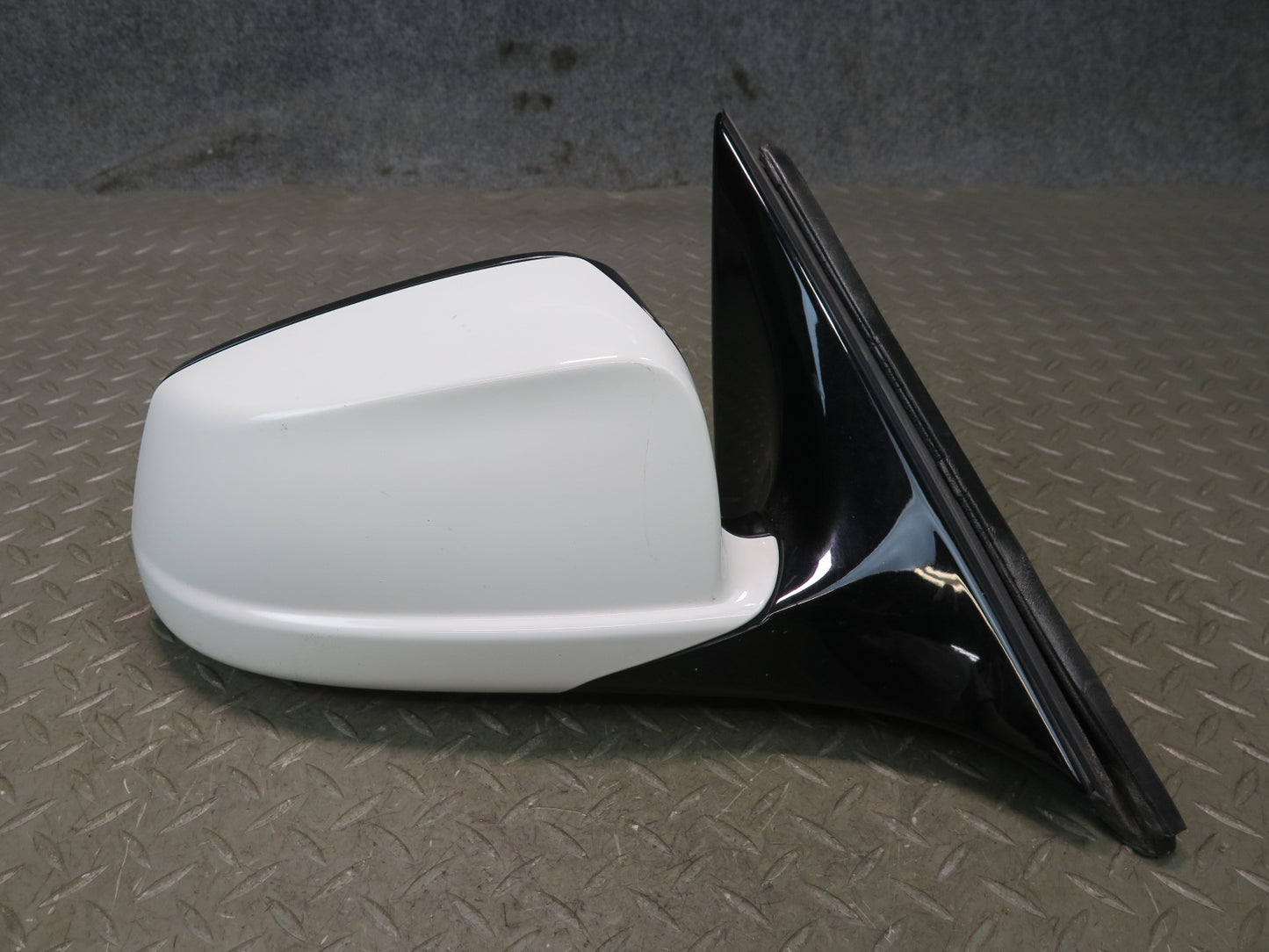 11-13 BMW F10 550i Right Door Exterior Side View Heated Memory Mirror Silver OEM