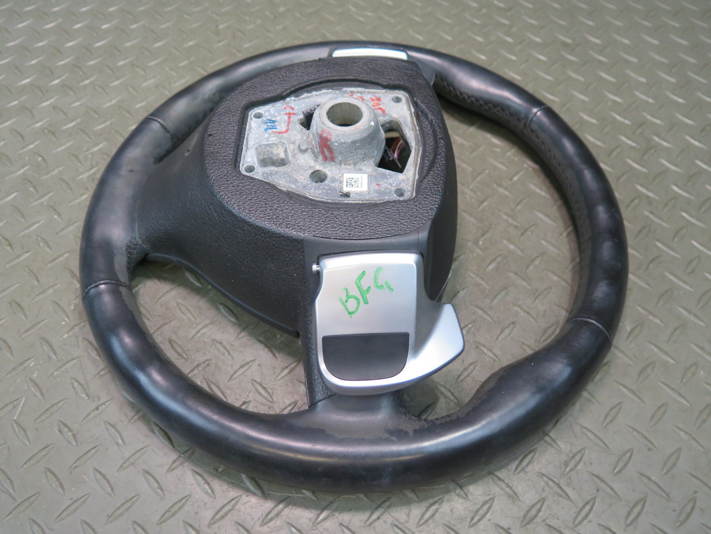 11-13 BMW F10 550i M-sport Heated Leather Steering w Controls & Paddles OEM