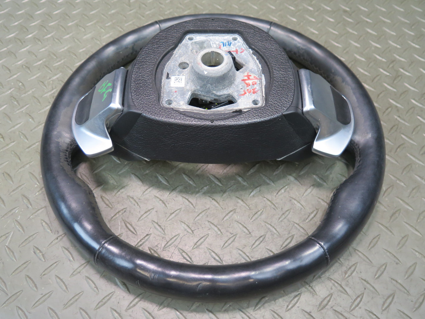 11-13 BMW F10 550i M-sport Heated Leather Steering w Controls & Paddles OEM