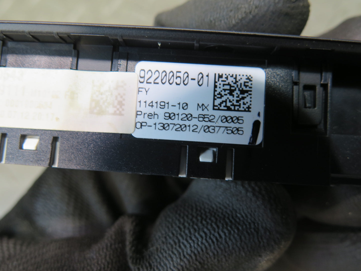 11-16 BMW F07 F10 550iX Driver Assistance Control Switch 9220050 OEM