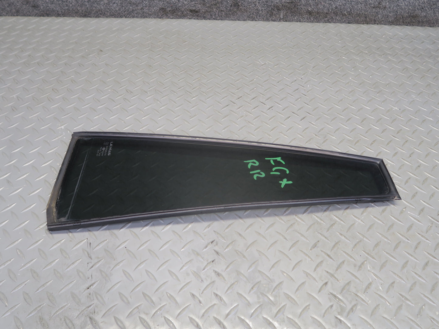 2003-2009 Lexus UZJ120L GX470 Rear Right Door Fixed Glass Window