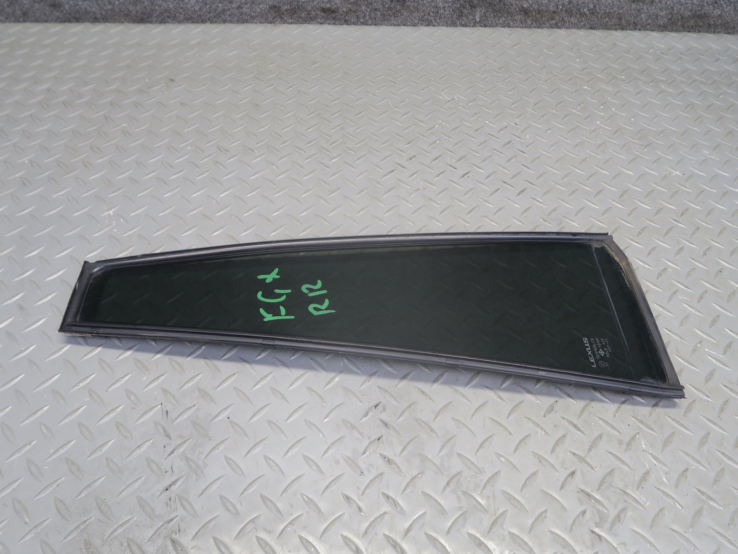 2003-2009 Lexus UZJ120L GX470 Rear Right Door Fixed Glass Window