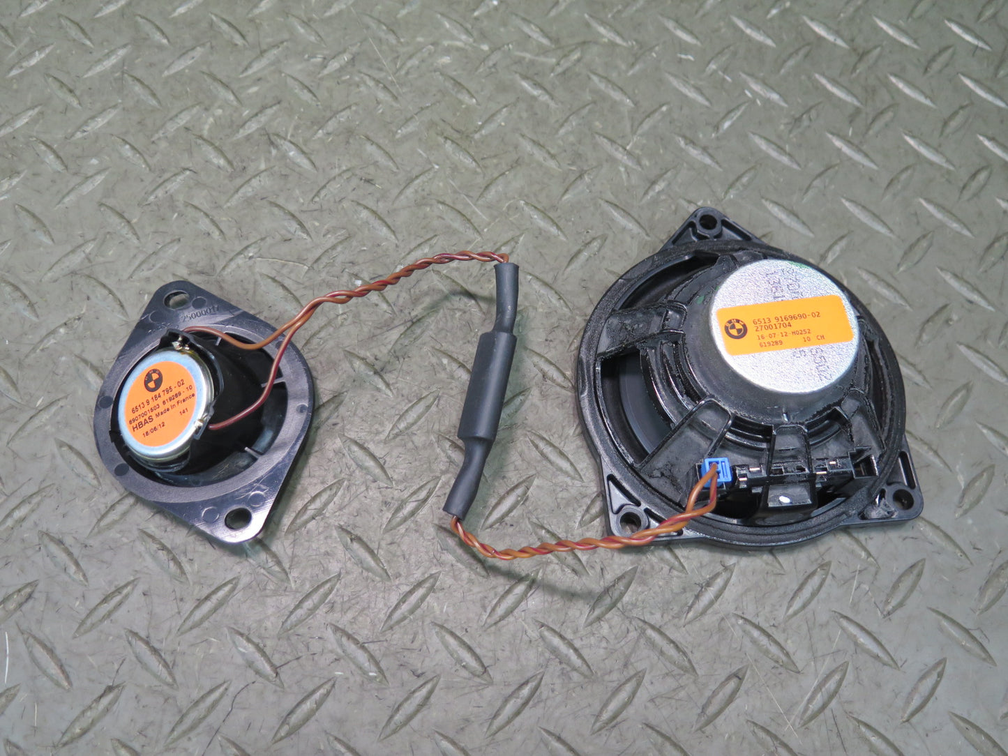 11-16 BMW F10 550iX Front Central TOP Hifi Harman Kardon Speaker Set OEM