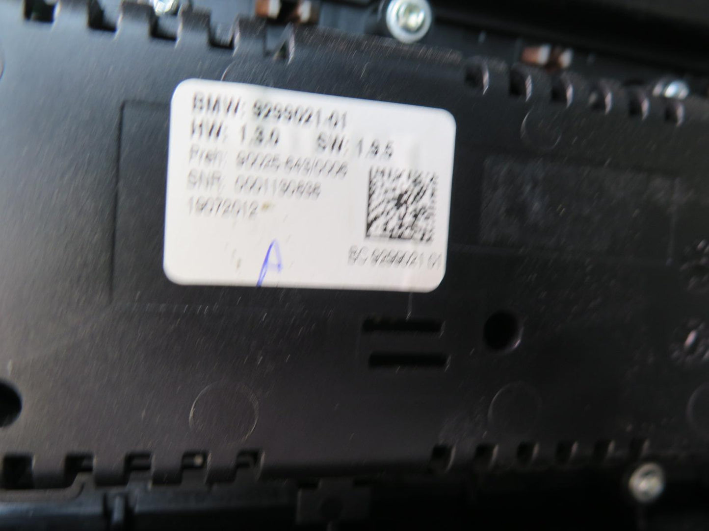 11-16 BMW F10 550iX Radio CD Player A/C Heater Climate Control Switch Panel OEM