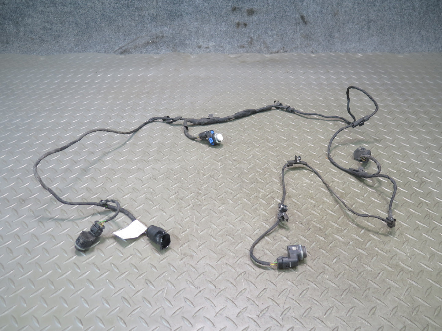 11-13 BMW F10 550iX Front Bumper Parking  Distance Sensor Wiring Set OEM