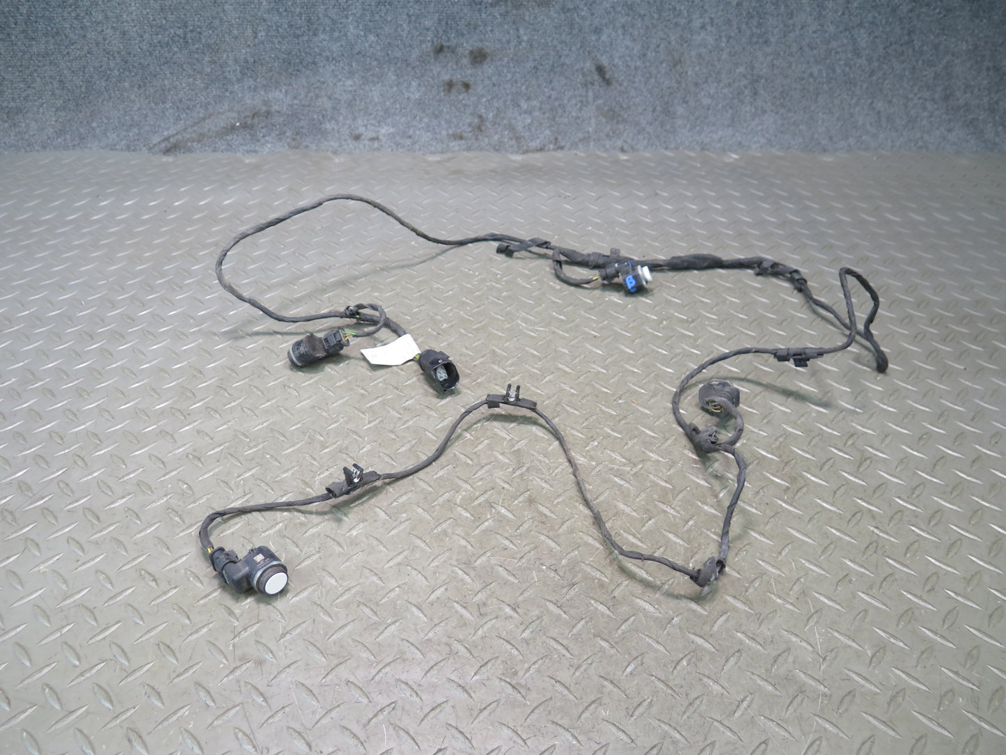 11-13 BMW F10 550iX Front Bumper Parking  Distance Sensor Wiring Set OEM
