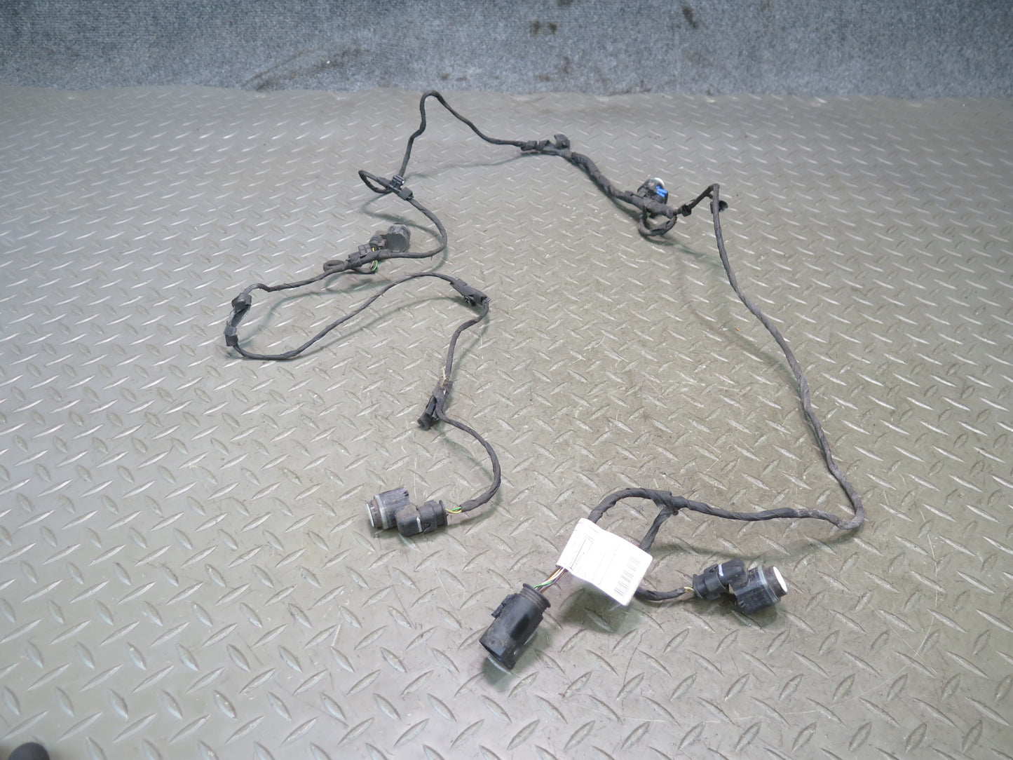 11-13 BMW F10 550iX Front Bumper Parking  Distance Sensor Wiring Set OEM