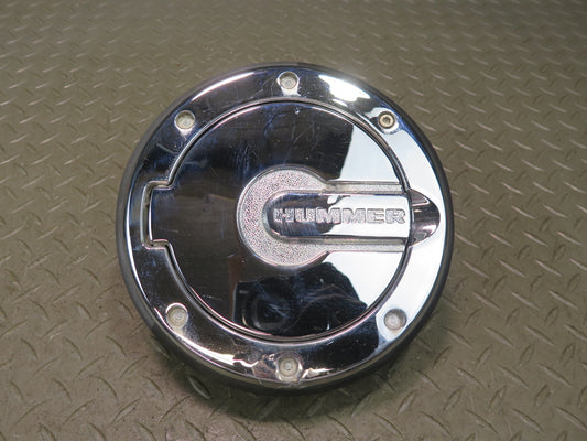 2003-2007 Hummer H2 Fuel Door Lid Chrome Cover W/ Housing
