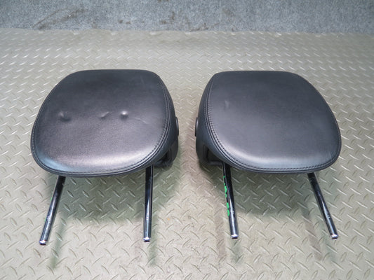 2003-2004 Porsche Cayenne 955 Front Left & Right Seat Leather Headrest Set of 2