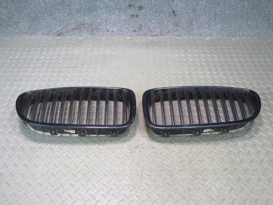 11-13 BMW F10 550iX Set of 2 Front Left & Right Bumper Kidney Grille OEM