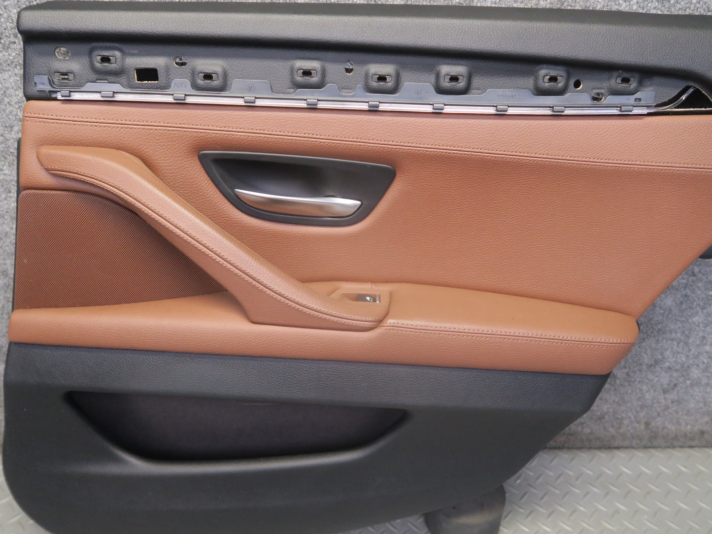 11-16 BMW F10 550i Set of 2 Rear Left & Right Door Interior Trim Panel Cover OEM