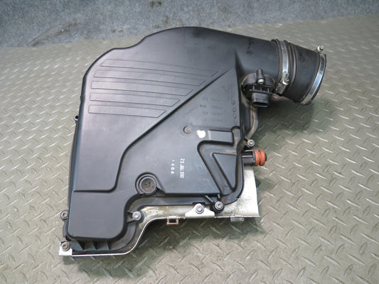 11-13 BMW F12 F10 550i N63 Left Air Intake Cleaner Filter Box w MAF Sensor OEM