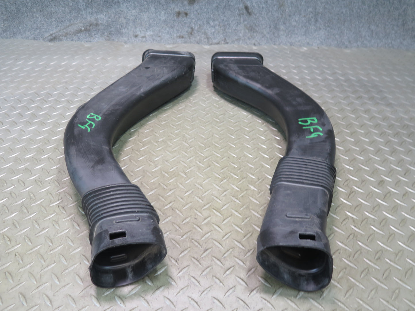 11-13 BMW F10 550iX N63 Set of 2 Left & Right Air Intake Duct Tube Channel OEM