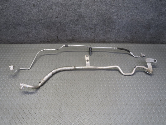 11-13 BMW F10 550i  550iX N63 Set of 2 A/C Air Condition Hose Pipe Line OEM