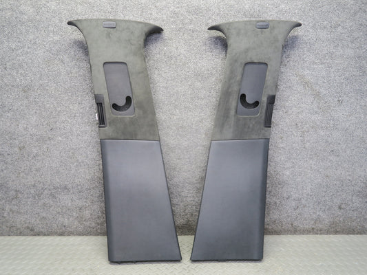 2003-2010 Porsche Cayenne 955 Interior Upper B Pillar Alcantara Trim Panel Set