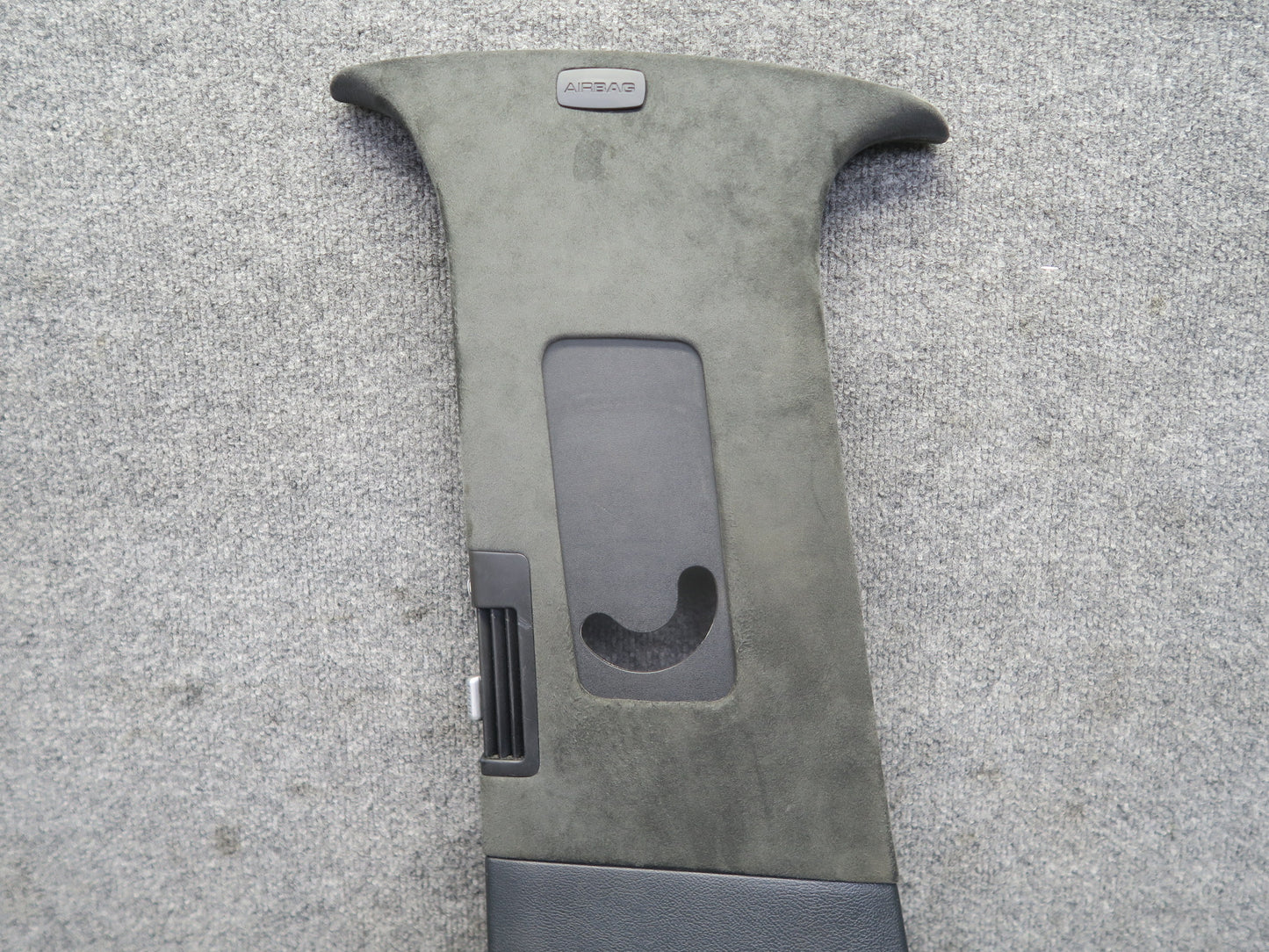 2003-2010 Porsche Cayenne 955 Interior Upper B Pillar Alcantara Trim Panel Set