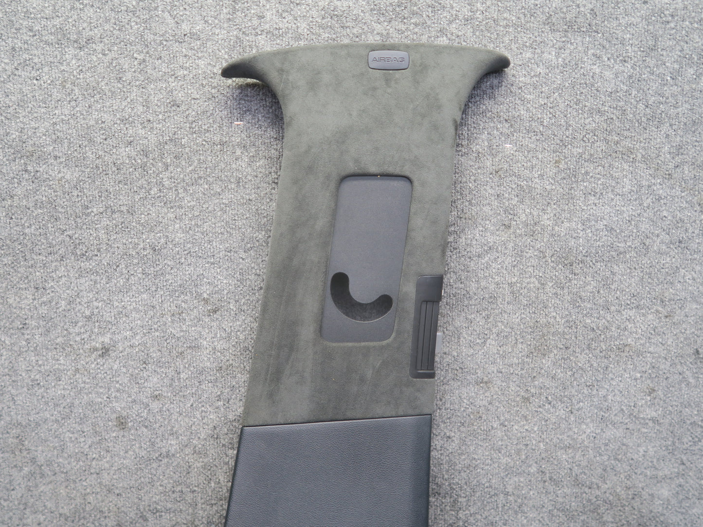 2003-2010 Porsche Cayenne 955 Interior Upper B Pillar Alcantara Trim Panel Set