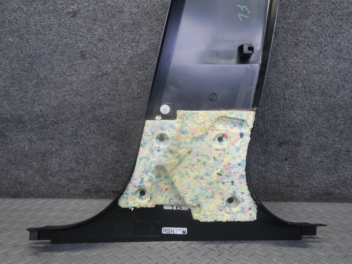 11-16 BMW F10 550iX Set of 2 Left & Right Interior B Pillar Lower Trim Panel OEM